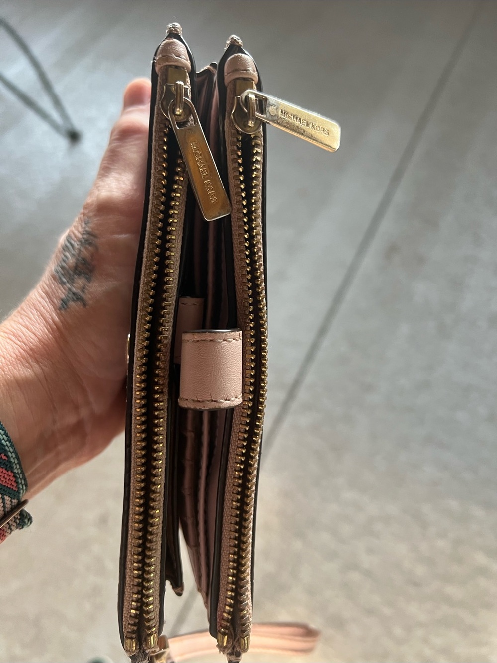 Michael Kors Blush Pink Signature Wristlet Wallet - Picture 14 of 14